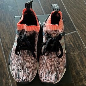Adidas NMD Primeknit - used 6US pink salmon Women